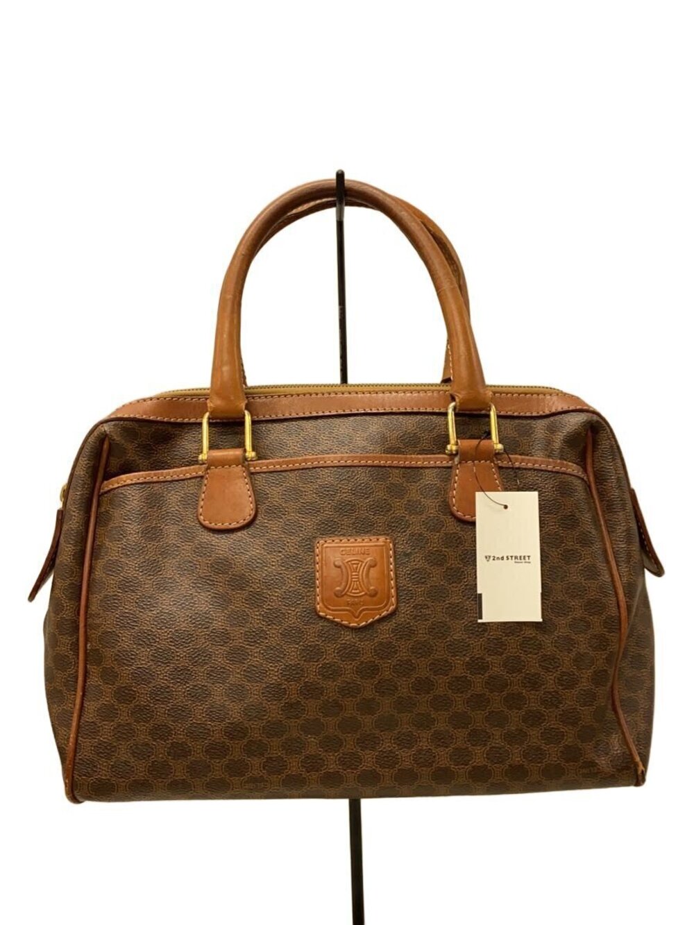 Celine Handbag Macadam Brown All over
